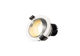 DM202382  Bonia 9 Tridonic Powered 9W 4000K 890lm 24° CRI>90 LED Engine White/Silver Fixed Recessed Spotlight, IP20